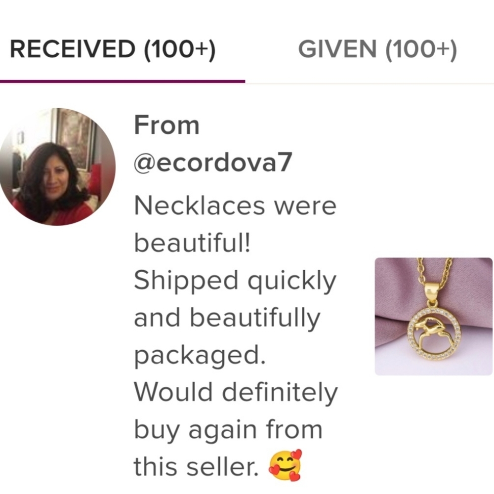SEE MY NEW LISTING Aries Zodiac Necklace Zircon Gold Plated Stainless Steel - Picture 3 of 16